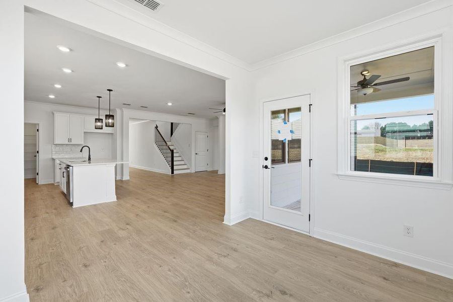 Spacious, unfurnished interior of a new home in Reserve at Hickory Walk, Kennesaw (Image 29). Spacious, unfurnished interior of a new home in Reserve at Hickory Walk, Kennesaw (Image 29).
