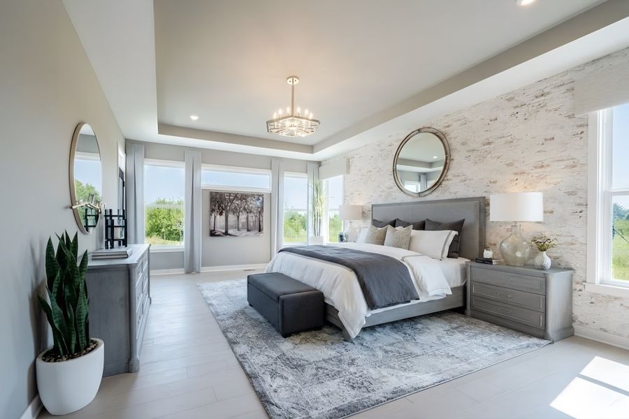 Furnished interior view inside a new home in Woodberry, Canton (Image 13).