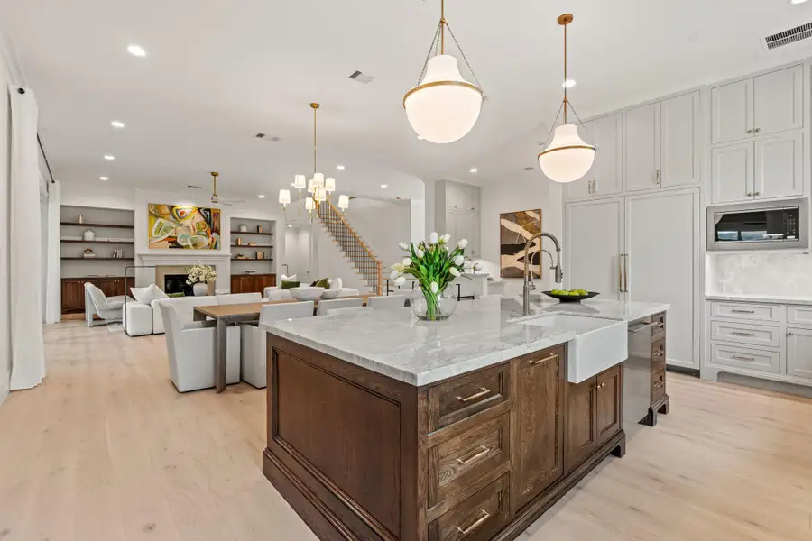 Furnished interior view inside a new home in , Houston (Image 6).