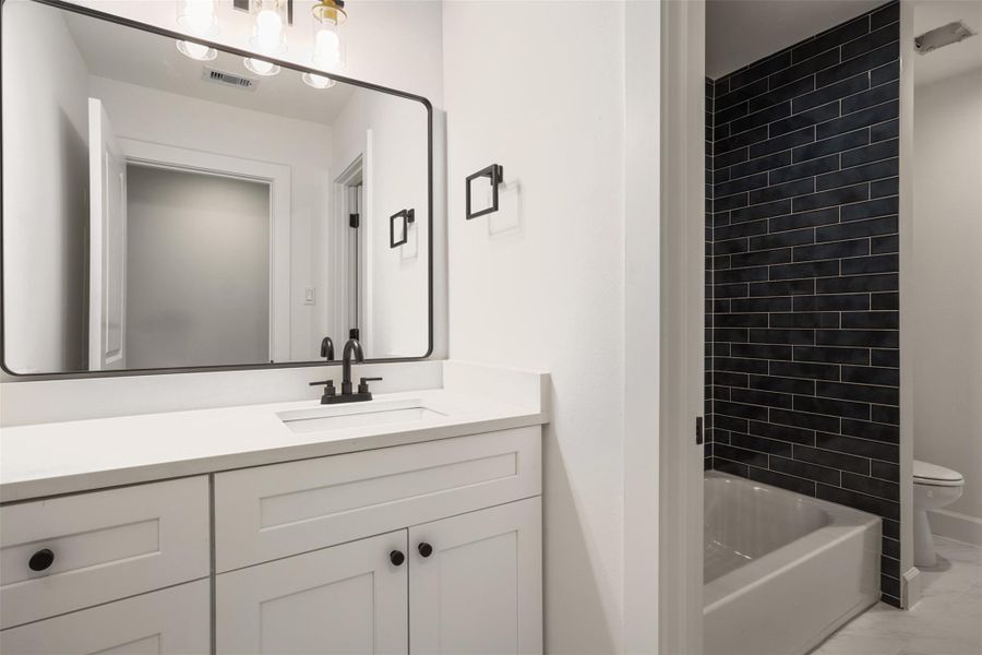 Furnished interior view inside a new home in , Houston (Image 14). Furnished interior view inside a new home in , Houston (Image 14).