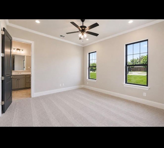 Spacious, unfurnished interior of a new home in Parkland, Fort Worth (Image 17). Spacious, unfurnished interior of a new home in Parkland, Fort Worth (Image 17).