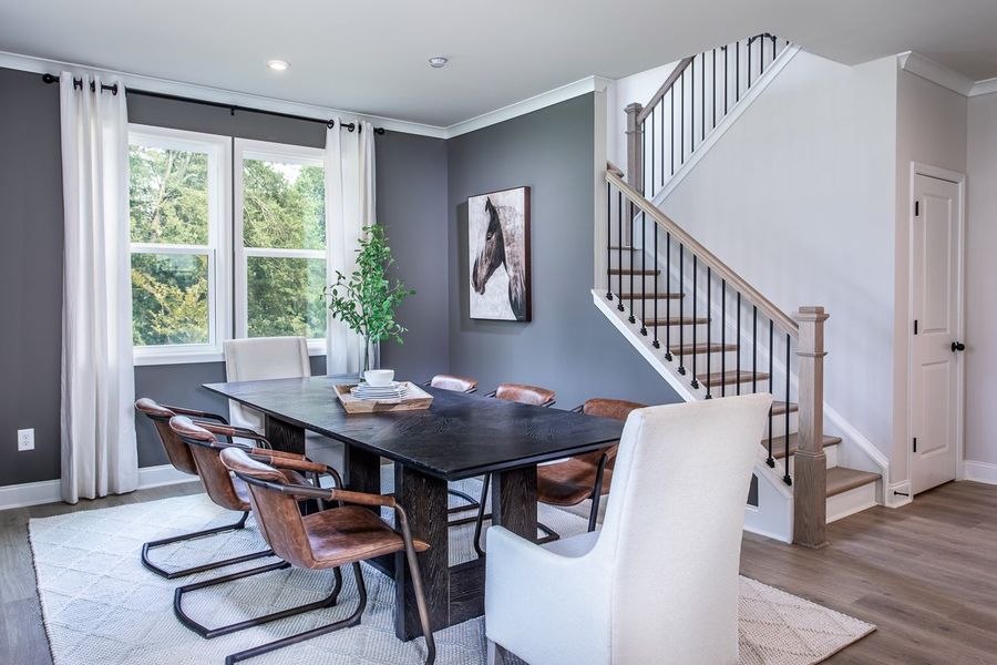 Furnished interior view inside a new home in Hillside Manor, Powder Springs (Image 14).