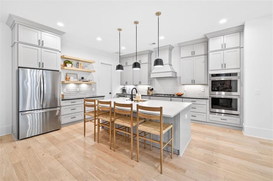 Furnished interior view inside a new home in Town Farms, Peachtree Corners (Image 48).