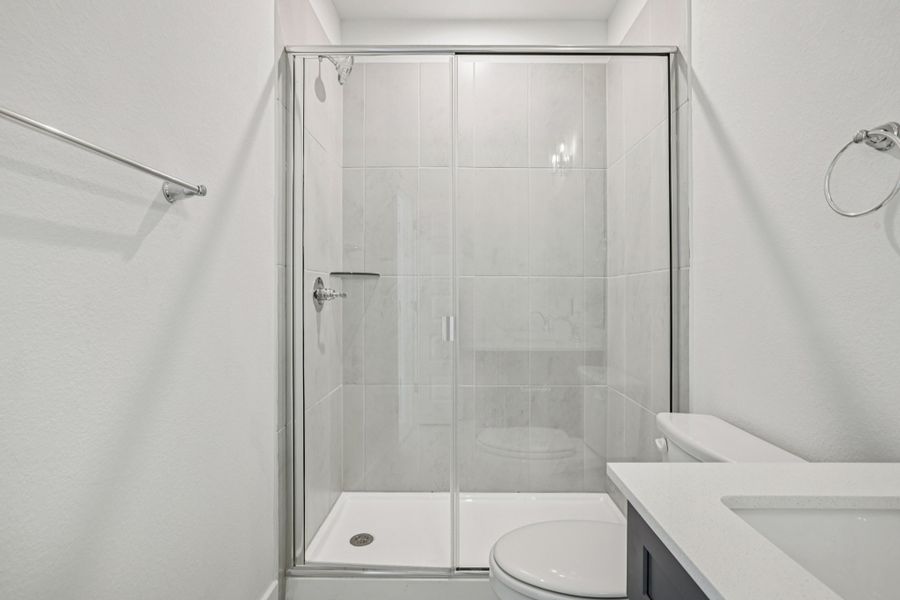 Furnished interior view inside a new home in Koenig Townhomes, Austin (Image 14).