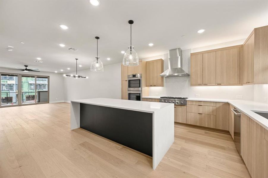 Featuring a beautiful color palette and stainless appliances, this gorgeous kitchen is one for the ages!