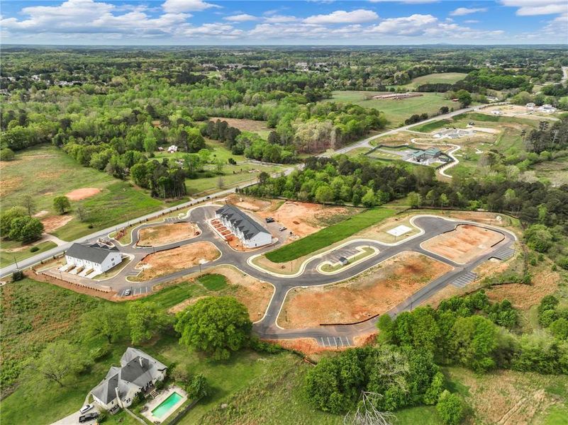 Site preparation for new homesites in Apalachee Overlook, Winder (Image 51).