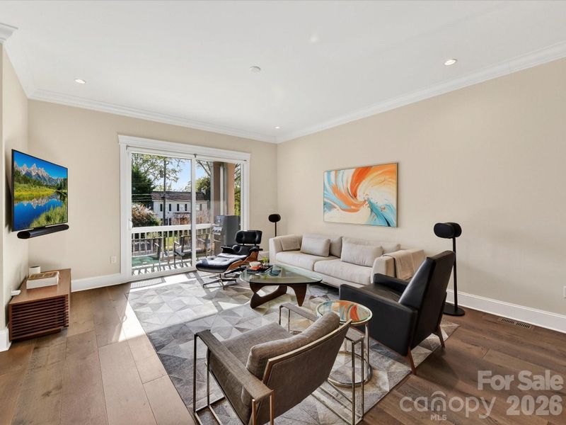 Furnished interior view inside a new home in , Charlotte (Image 19).