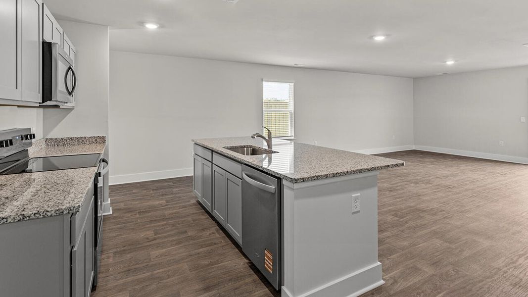 Furnished interior view inside a new home in Cedar Hill Landing, Navassa (Image 8).