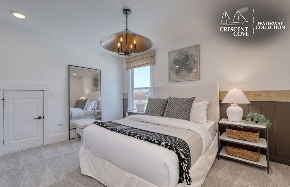 Representative furnished interior of a home built from the Vanderbilt - Waterway Collection by Pulte Homes in Crescent Cove, Myrtle Beach (Image 26).