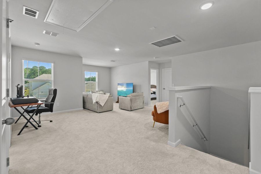 Furnished interior view inside a new home in , Summerville (Image 12). Furnished interior view inside a new home in , Summerville (Image 12).