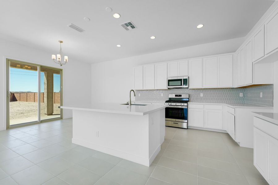 Representative furnished interior of a home built from the Lowell by Taylor Morrison in Combs Ranch Landmark Collection, San Tan Valley (Image 7).