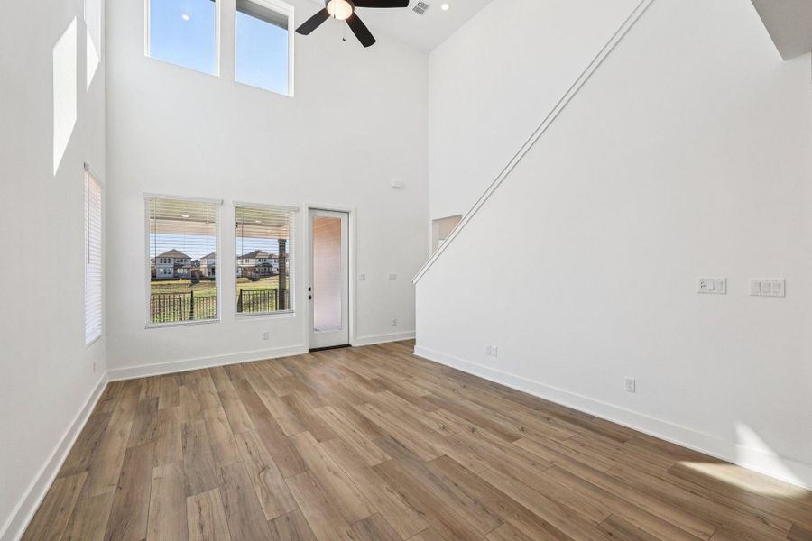 Spacious, unfurnished interior of a new home in Lariat, Liberty Hill (Image 18). Spacious, unfurnished interior of a new home in Lariat, Liberty Hill (Image 18).