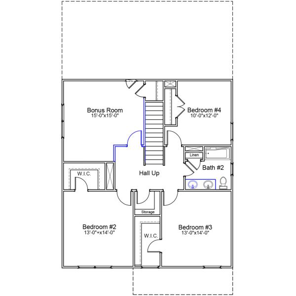 2D floor plan layout of this home in Bluefield, Lexington, SC (Image 5). 2D floor plan layout of this home in Bluefield, Lexington, SC (Image 5).