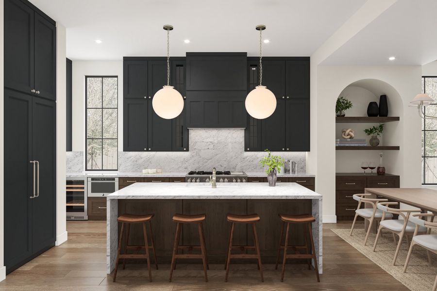 Representative furnished interior of a home built from the The Daphne by Homebound in The Villas at Lakeside, Flower Mound (Image 6).
