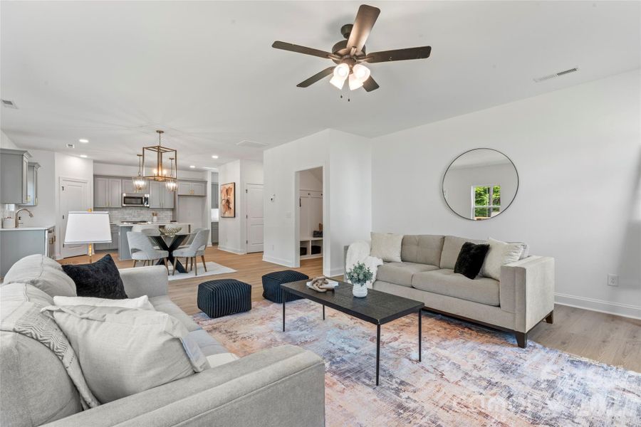 Furnished interior view inside a new home in , Harrisburg (Image 30).