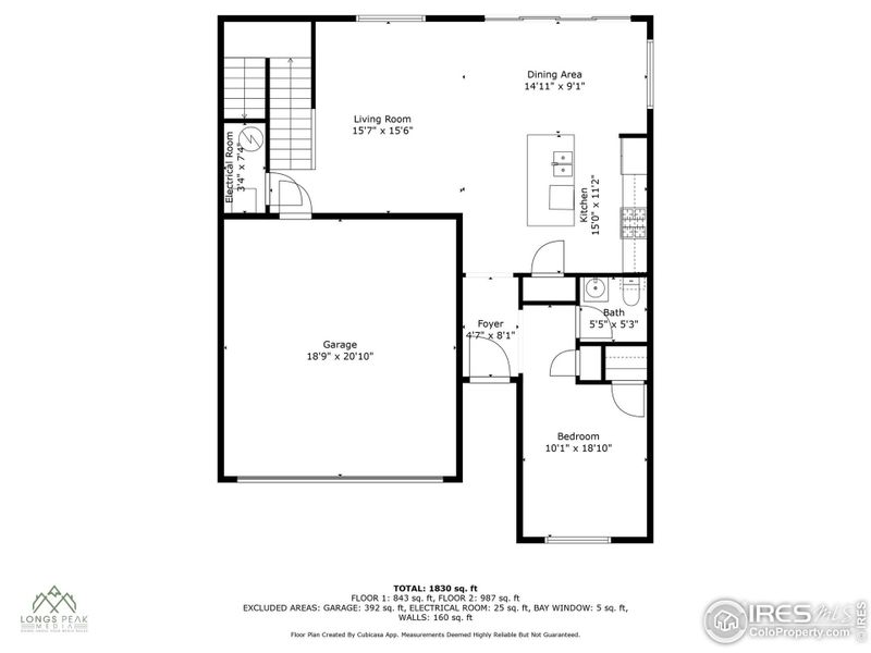 2D floor plan layout of this home in , Frederick, CO (Image 3).