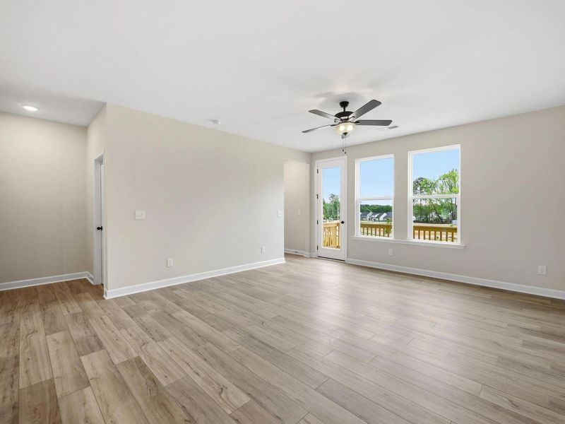 Spacious, unfurnished interior of a new home in Camden Park, Knightdale (Image 50).