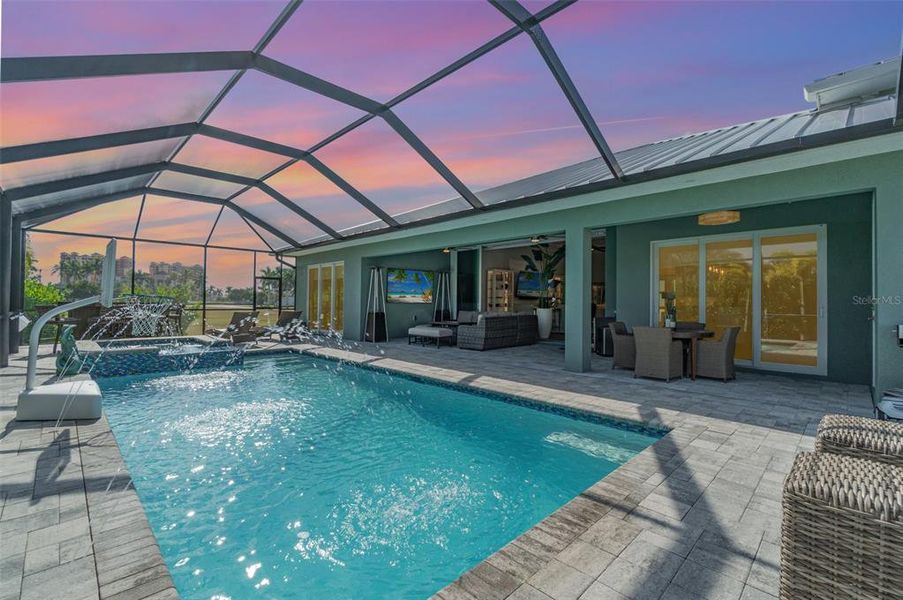 Exterior details and patio area of a home in , Cape Coral (Image 35).