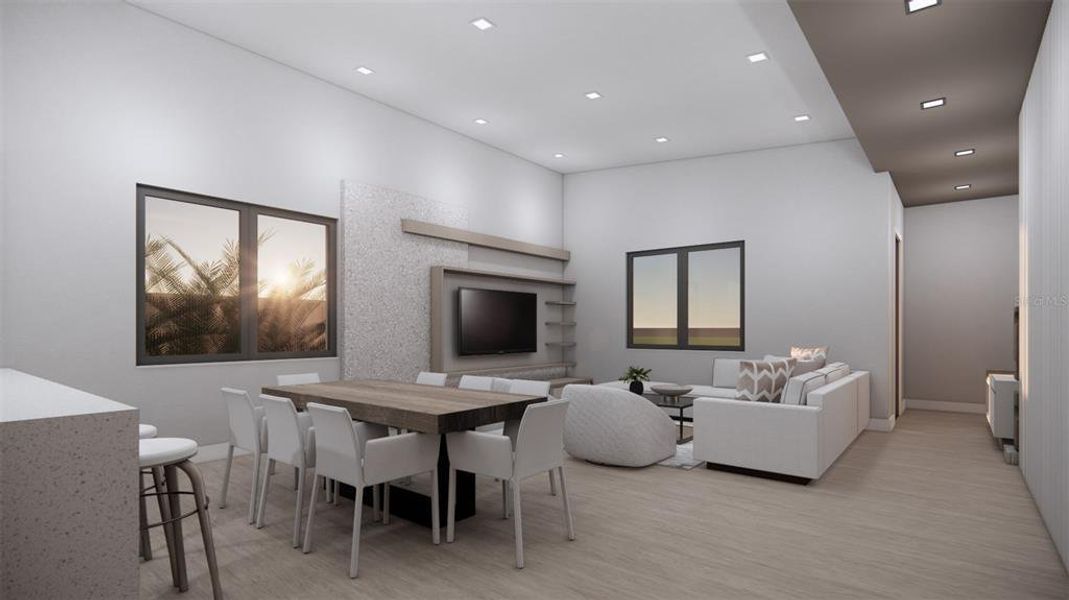 Furnished interior view inside a new home in , Sarasota (Image 14).