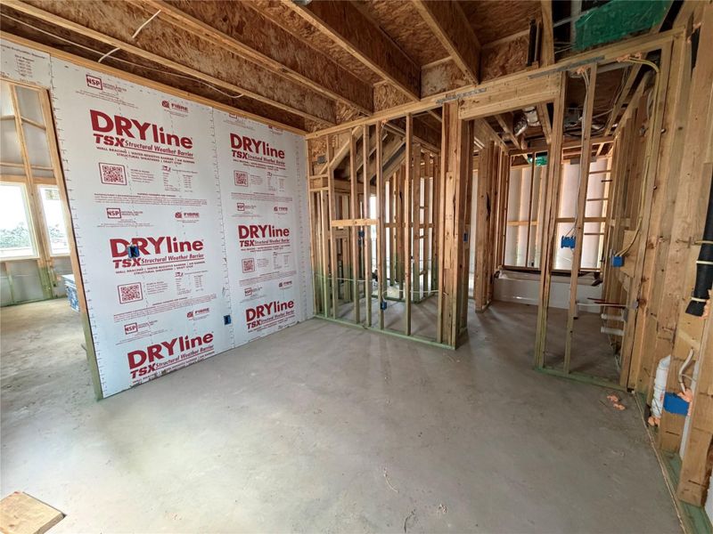 In-progress construction of a new home in Cannon Ranch, Dripping Springs, TX (Image 7).