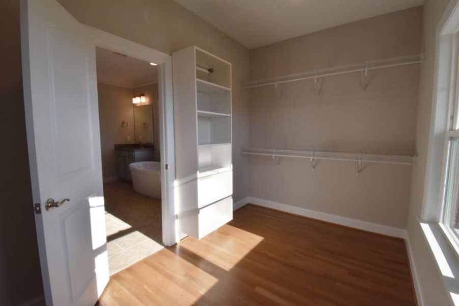 Representative unfurnished interior of a home built from the Lancaster by Keystone Homes NC in Preserve at Carriage Cove, Oak Ridge (Image 47).