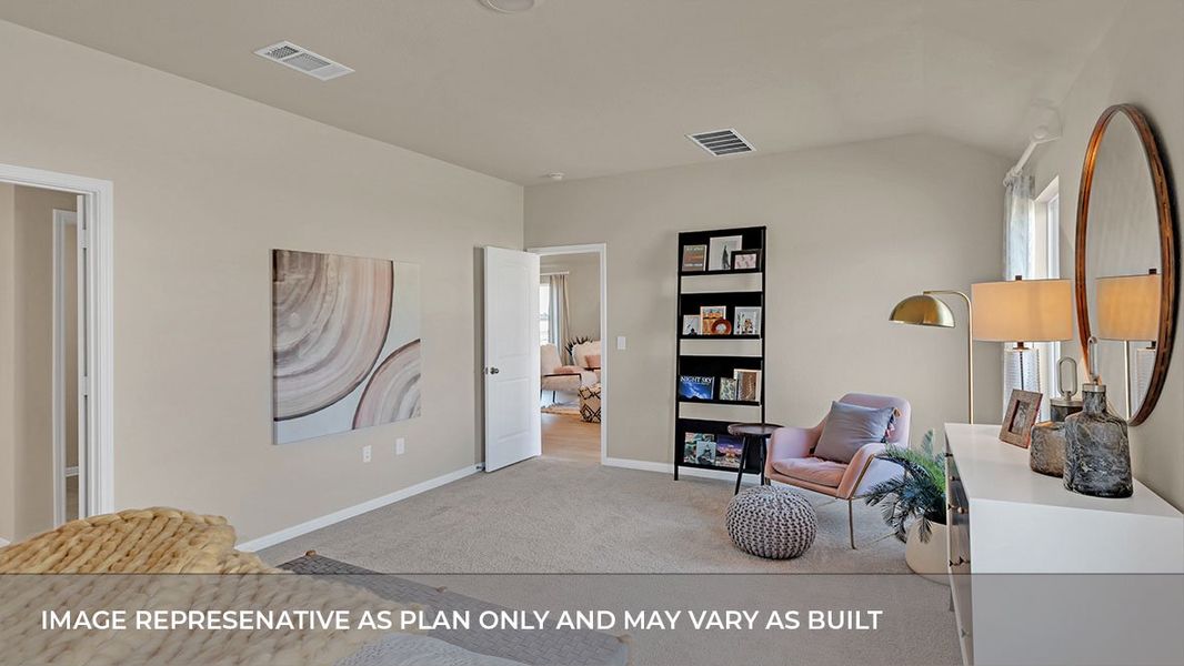 Furnished interior view inside a new home in Bar W Ranch, Leander (Image 17).