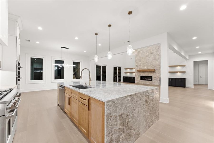 Furnished interior view inside a new home in , Hoschton (Image 19).