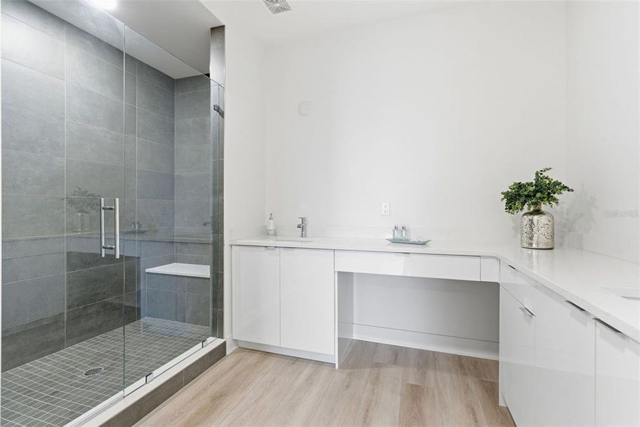 Furnished interior view inside a new home in Residences at Town Center, Madeira Beach (Image 16).