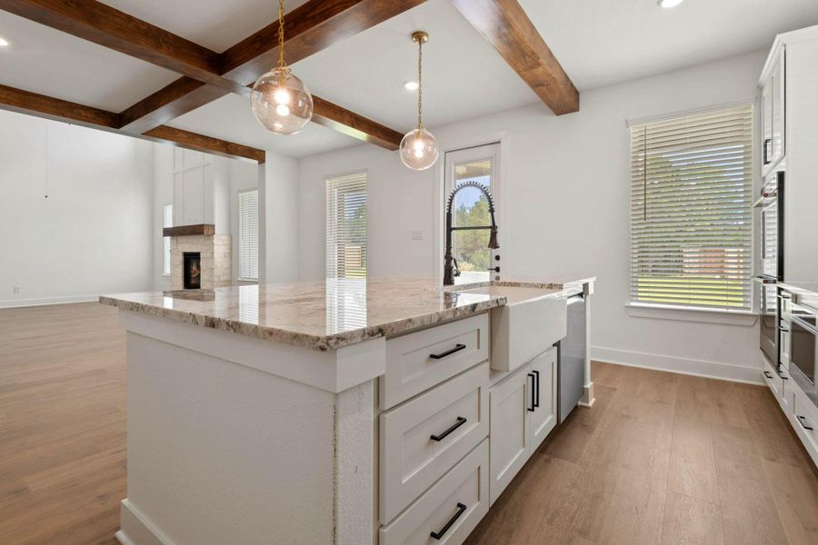 Furnished interior view inside a new home in Magnolia Woods - 70', Magnolia (Image 28).