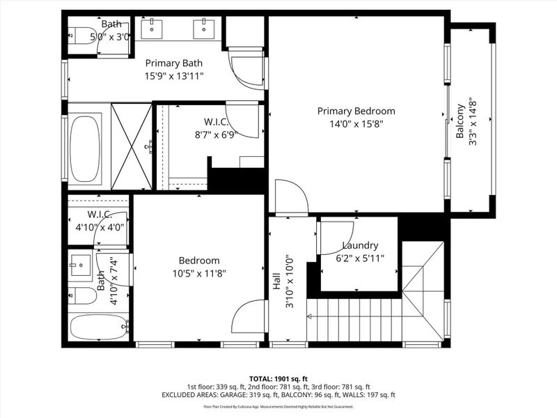 2D floor plan layout of this home in , Houston, TX (Image 7).