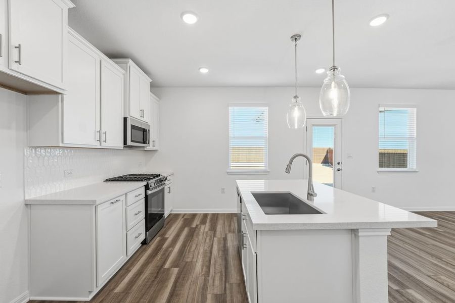 Furnished interior view inside a new home in Lisso, Pflugerville (Image 6).