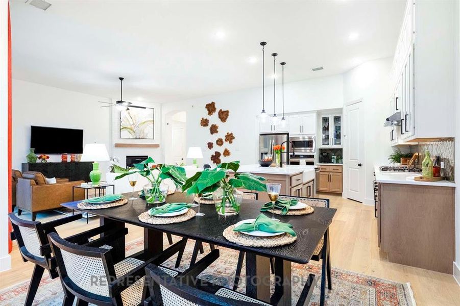 Furnished interior view inside a new home in Meraki, Forney (Image 32).