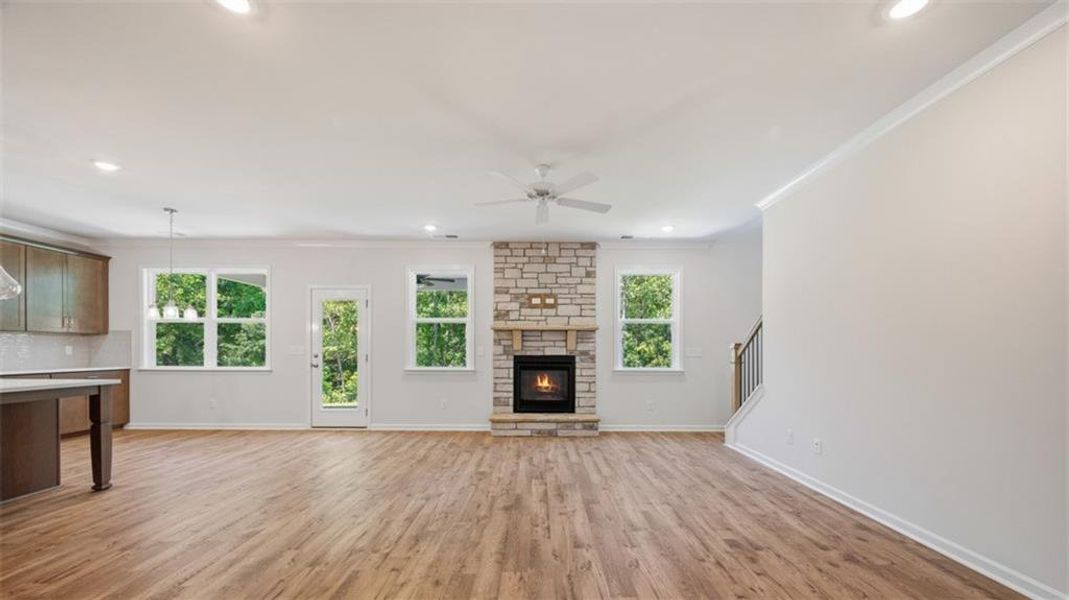 Spacious, unfurnished interior of a new home in The Gates at Pates Creek, Hampton (Image 16). Spacious, unfurnished interior of a new home in The Gates at Pates Creek, Hampton (Image 16).