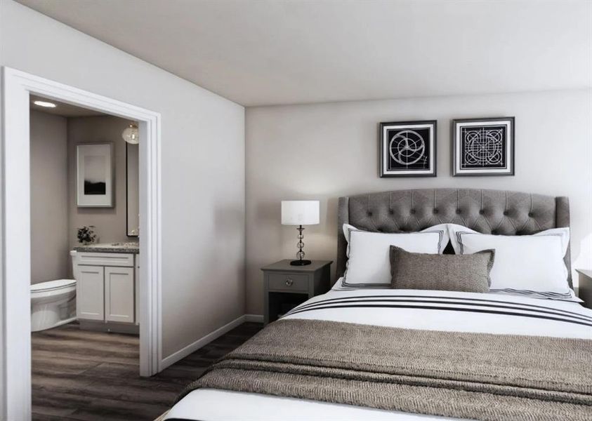 Furnished interior view inside a new home in Whispering Winds, Alvord (Image 4).