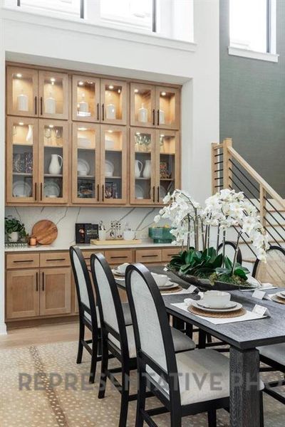 Furnished interior view inside a new home in Wildflower Ranch: 50ft. lots, Dish (Image 24).