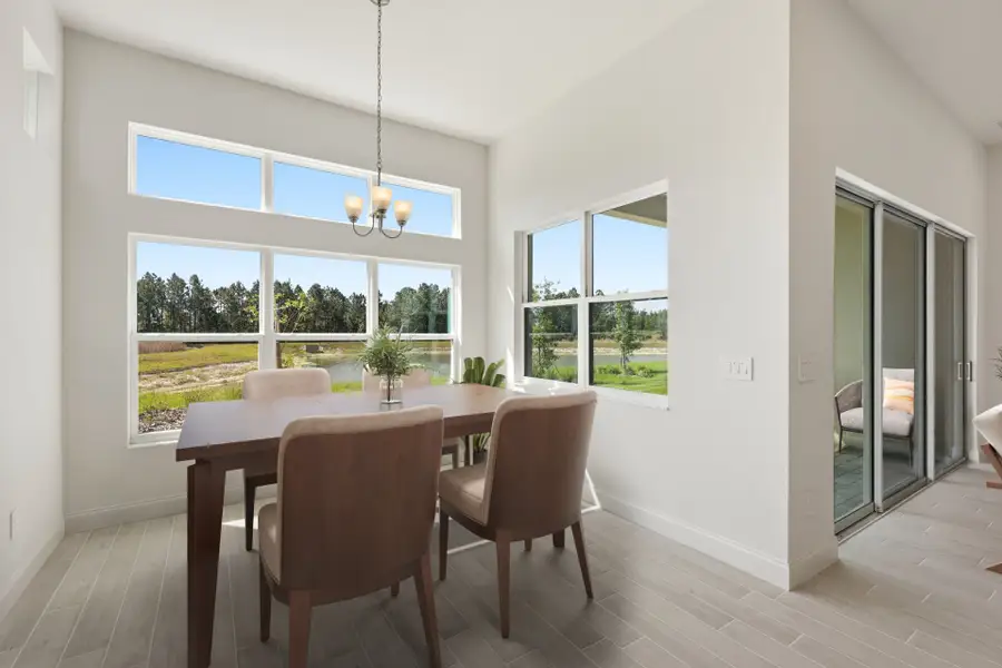 Furnished interior view inside a new home in Tamarack at Two Rivers, Zephyrhills (Image 5).