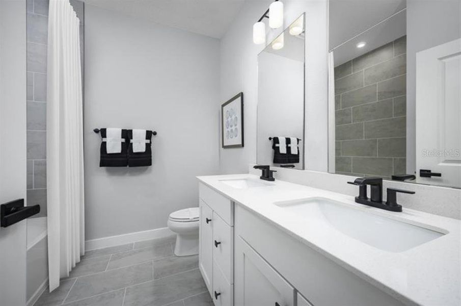 Furnished interior view inside a new home in Malabar Springs, Palm Bay (Image 9).