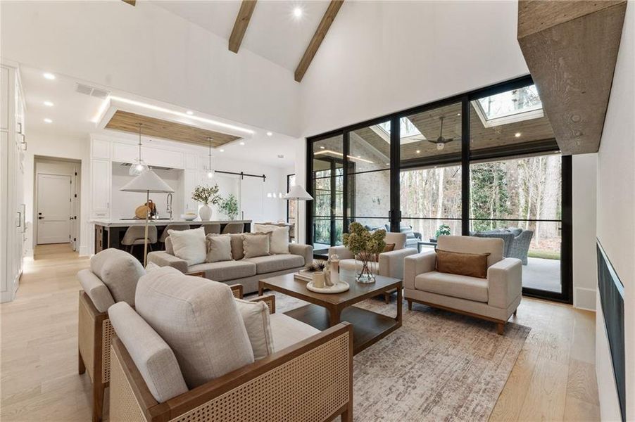 Furnished interior view inside a new home in , Alpharetta (Image 12).