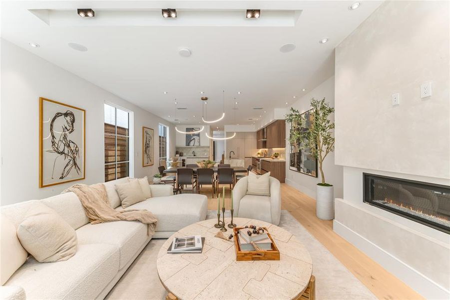 Furnished interior view inside a new home in , Dallas (Image 15).