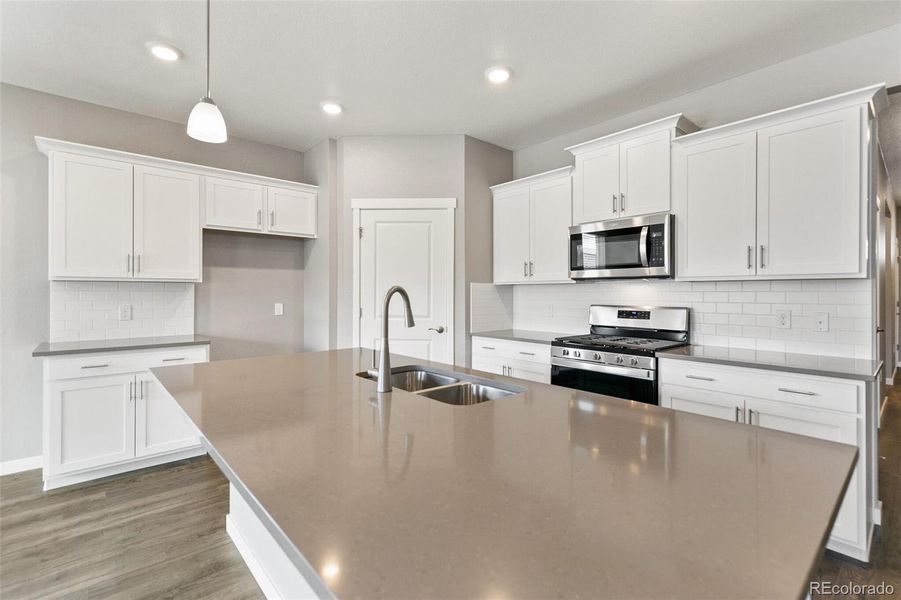Furnished interior view inside a new home in Spring Valley Ranch, Elizabeth (Image 9).