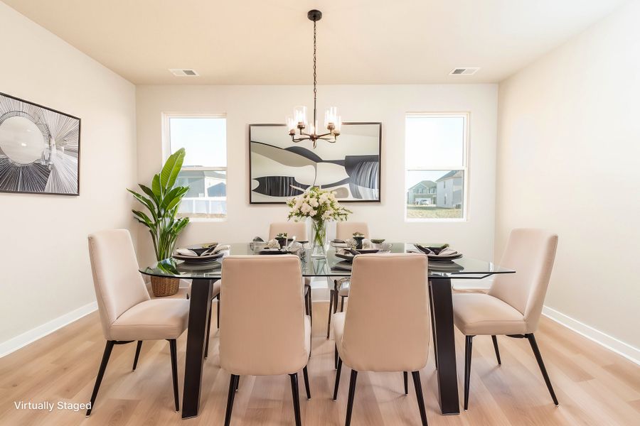 Representative furnished interior of a home built from the Cypress w/ Bonus Rm by Nason Homes in Woodland Farms, Dickson (Image 6).