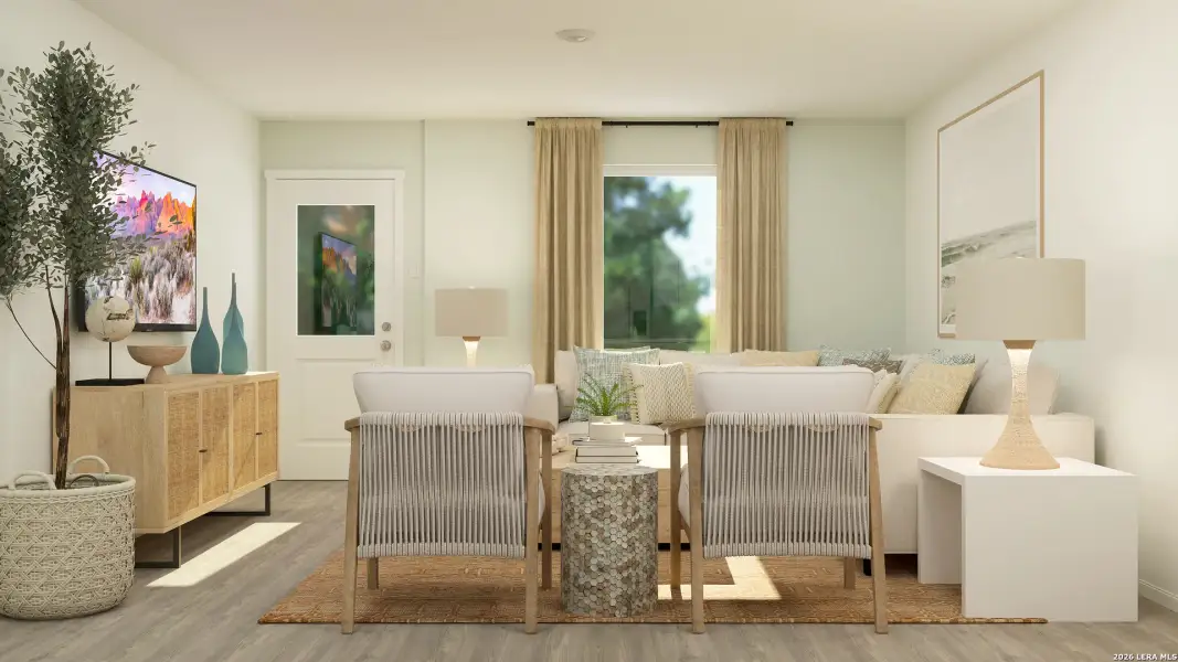 Furnished interior view inside a new home in Stone Garden, Elmendorf (Image 5).