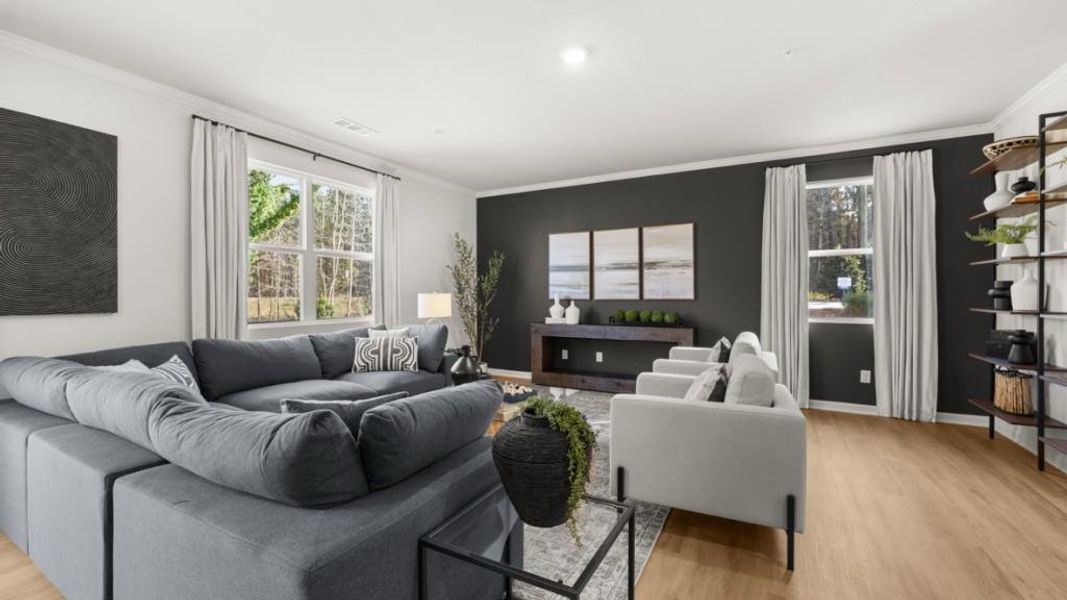 Furnished interior view inside a new home in Creekview, Atlanta (Image 24).