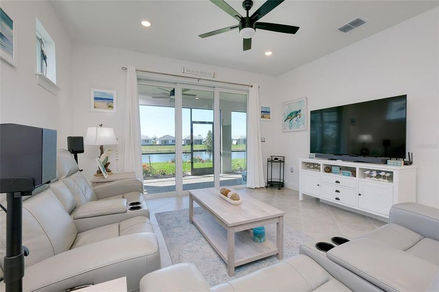 Furnished interior view inside a new home in BeachWalk by Manasota Key, Englewood (Image 8).