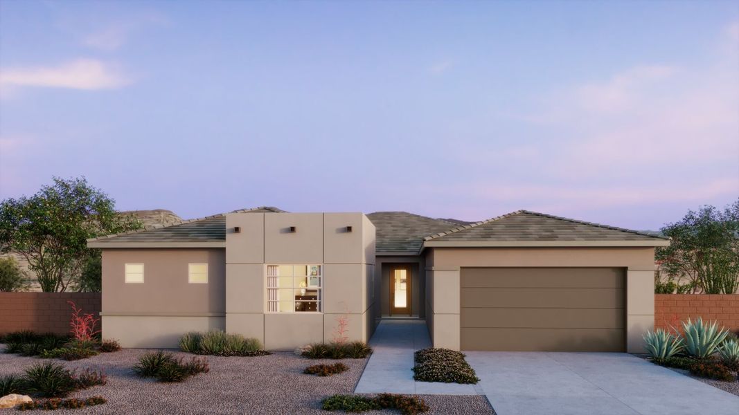 Representative exterior photo of a completed home built from the Mint by Mattamy Homes in Saguaro Reserve II, Marana, AZ (Image 2).