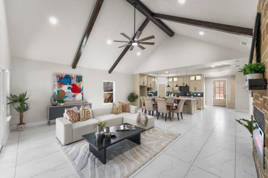 Furnished interior view inside a new home in , Tool (Image 6). Furnished interior view inside a new home in , Tool (Image 6).