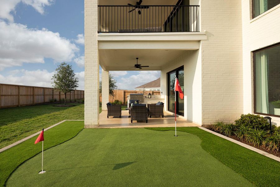 Exterior details and patio area of a home in , Fulshear (Image 3).