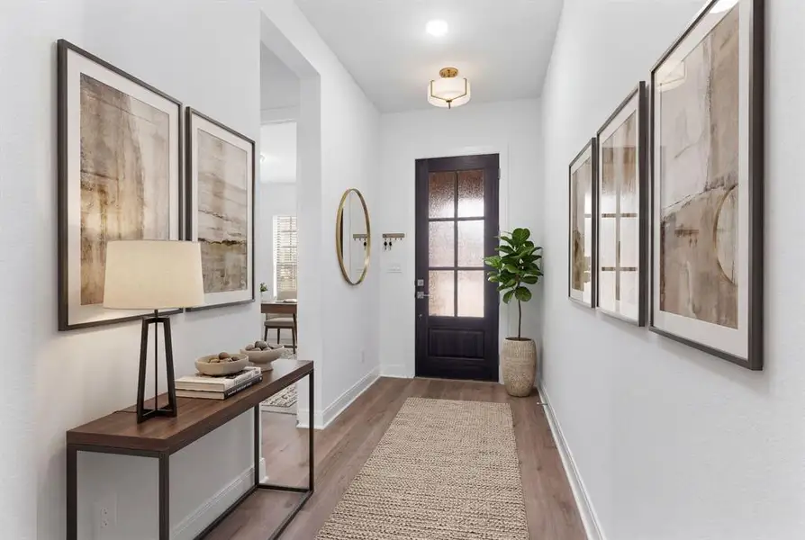 Furnished interior view inside a new home in , Van Alstyne (Image 5).