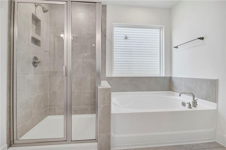 Furnished interior view inside a new home in Villas at Dawsonville, Dawsonville (Image 8).