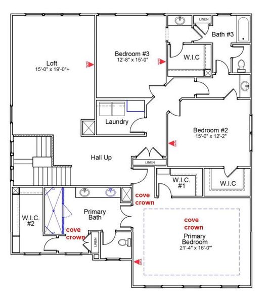 2D floor plan layout of this home in , Summerville, SC (Image 4).